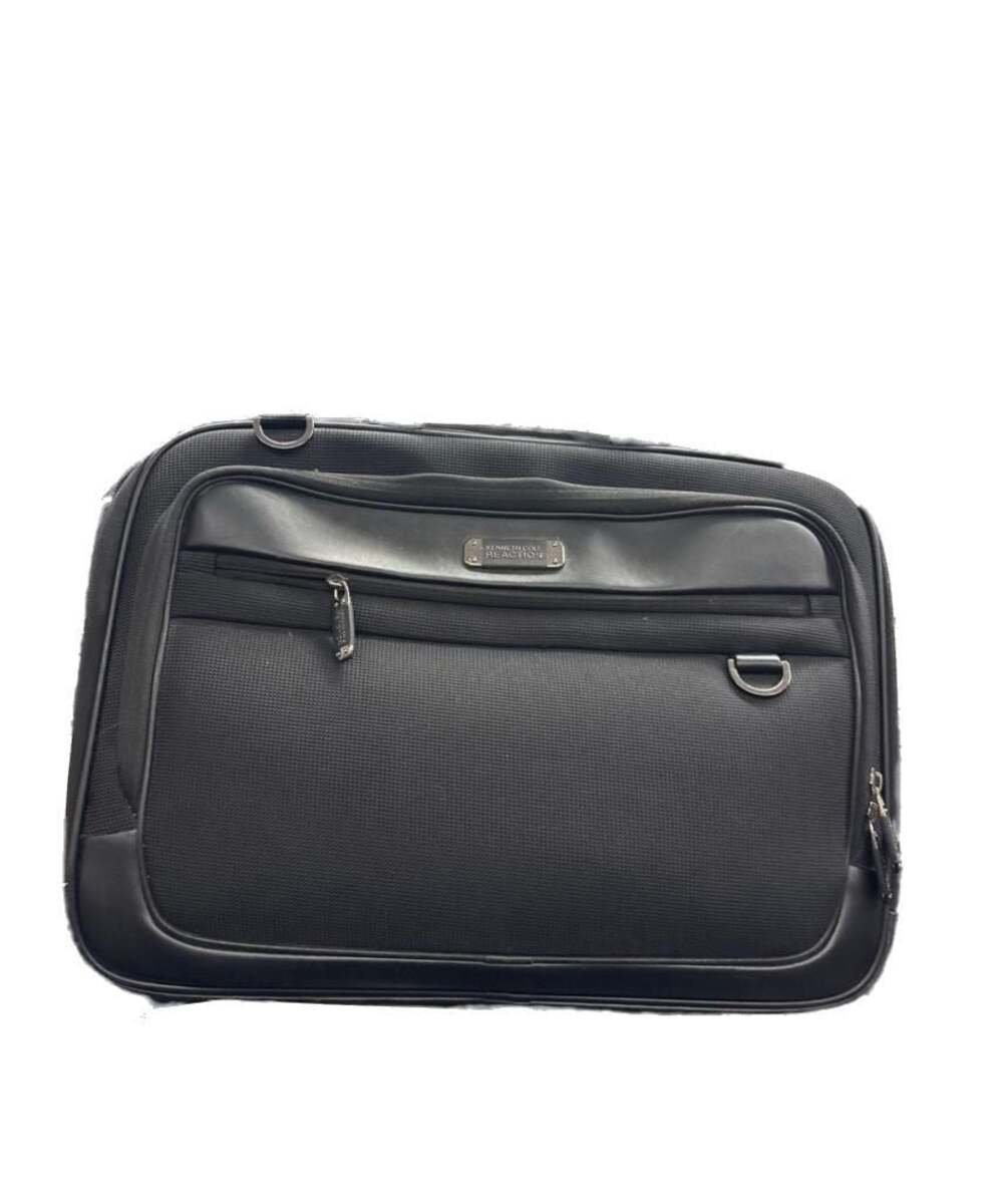 Kenneth Cole Reaction R-Tech Black Laptop Briefcase Messenger Bag